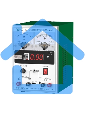 Лабораторный источник питания BESTOOL BST-1503T 15В, 3А, цифровой и аналоговый дисплей, 1 канал