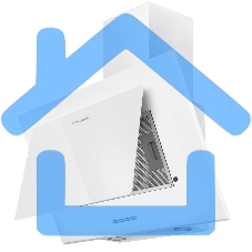 Вытяжка наклонная Maunfeld Tower A 50 белый, 50 см, 700 куб. м/ч, 66 дБ