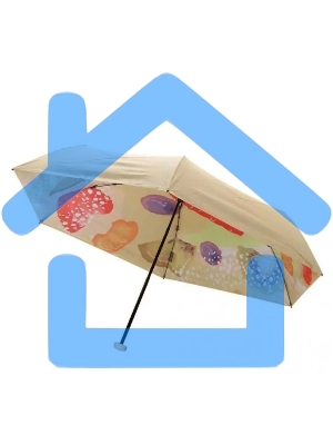 Зонт Ninetygo Summer Fruit UV Protection Umbrella, механический, желтый/оранжевый