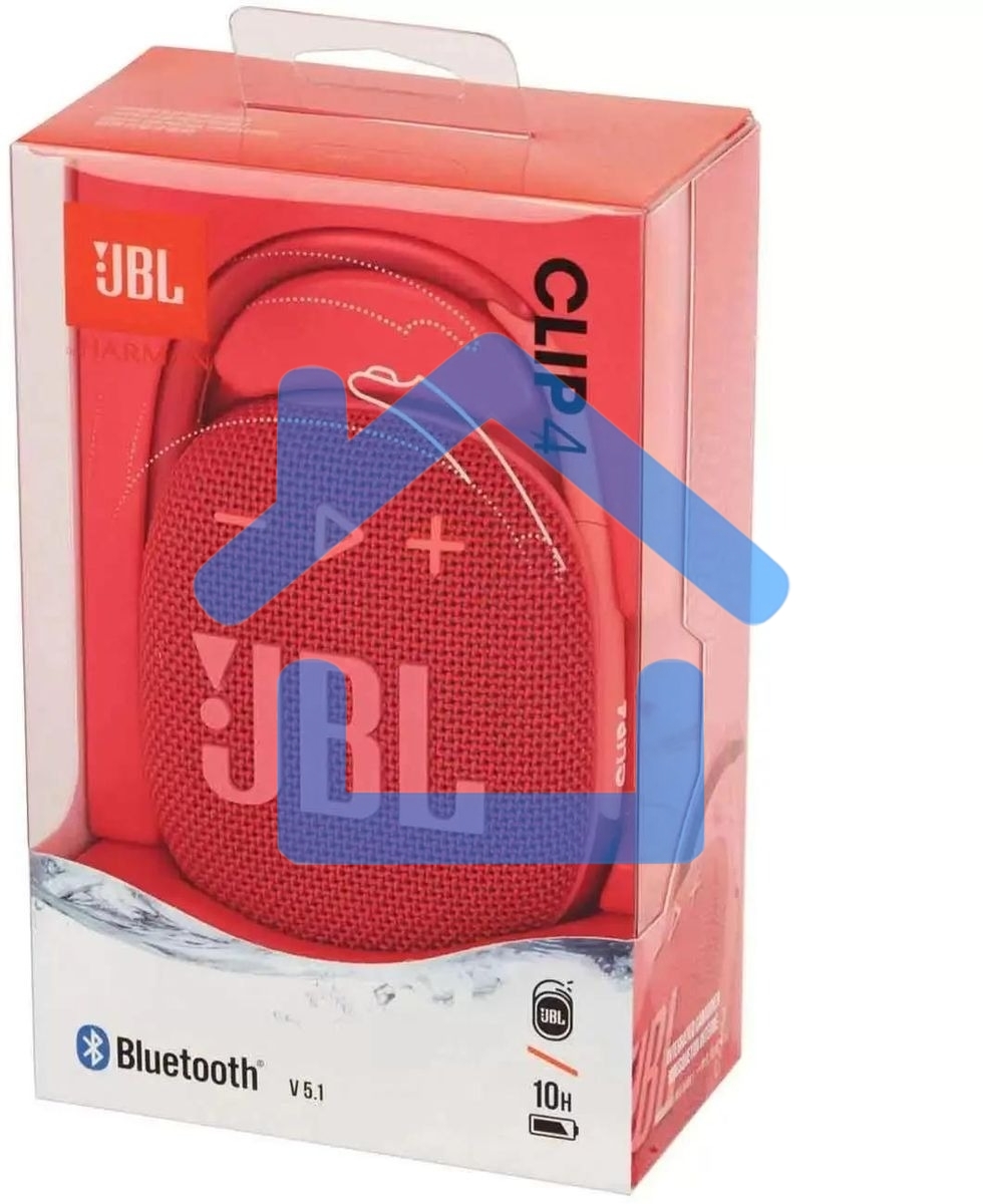 Портативная акустика JBL CLIP 4, красный