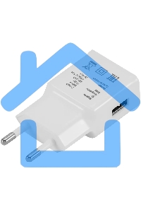 Сетевое зарядное устройство Buro TJ-159w 2.1A универсальное белый