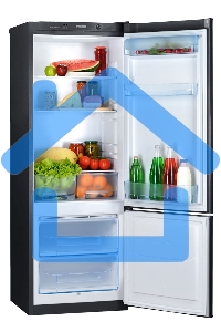 Холодильник Pozis RK-102 графит двухкамерный 188/57 л морозилка снизу