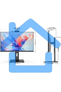 Платформа моноблока Bmorn A23H66DP 23.8 FHD IPS /H610/Without CPU, DDR4, SSD/AC WIFI&;BT/5.0MP/150W/DP+HDMI+Type C