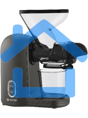 Соковыжималка шнековая Vitek VT-3715 300Вт рез.сок.:280мл. черный/черный