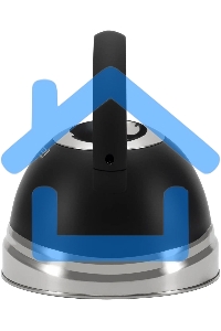 Чайник для плиты металлический Rondell Walzer RDS-1827 2.7л. черный