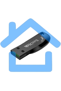 Флешка USB 128 Gb SanDisk CZ410 Ultra Shift, USB 3.0