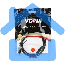 Кабель соединительный VCOM 3.5 Jack (M) - 3.5 Jack (M), стерео, аудио, 1.2м <VAV7175-1.2M>