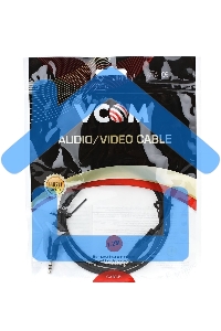 Кабель соединительный VCOM 3.5 Jack (M) - 3.5 Jack (M), стерео, аудио, 1.2м <VAV7175-1.2M>