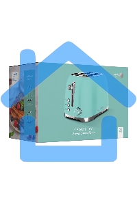 Тостер Galaxy Line GL 2917 900Вт бирюзовый