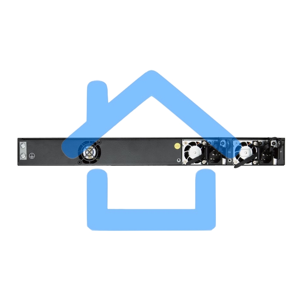 Коммутатор 4610-30P-O-AC-F Edge-corE AS4610-30P, 24-Port GE RJ45 port PoE+, last 8 ports Ultra-PoE, 960W PoE Bugdet, 4x10G SFP+, 2 port 20G QSFP+ for stacking, Broadcom Helix 4, Dual-core ARM Cortex A9 1GHz, dual 110-230VAC 600W hot-swappable PSUs, one fi