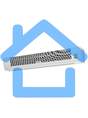 Завеса тепловая электрическая Ballu BHC-M15T12-PS (пульт BRC-D1)