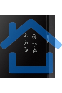 Конвектор Rexant 60-0112, черный, 1000 Вт, 10 м2, электронный термостат, Wi-Fi