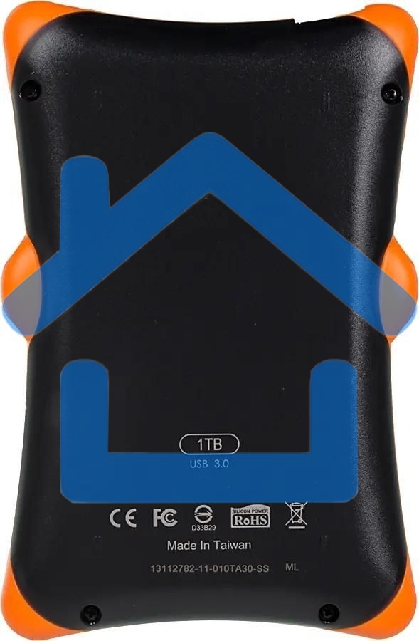 Внешний жесткий диск Silicon Power USB 3.0 1Tb A30 SP010TBPHDA30S3K Armor 2.5