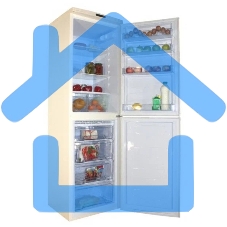 Холодильник DON R-297 BE бежевый мрамор двухкамерный 225/140л морозилка снизу