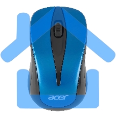 Мышь беспроводная Acer OMR132 синий/черный, 1000 dpi, радиоканал, USB, кнопки - 3