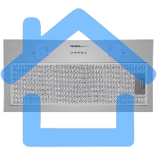 Вытяжка встраиваемая HOMSair Fleet 60 нержавеющая сталь, 59.8 см, 520 куб. м/ч, 50 дБ