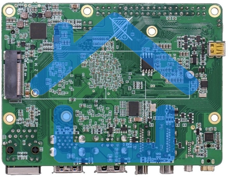 Одноплатный компьютер ROCK 5 Model B 4Gb 4Gb