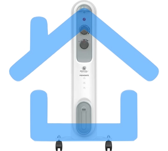 Обогреватель масляный Royal Clima ROR-P9-2000M (9 секций) белый, 2000 Вт, 25 м2, термостат