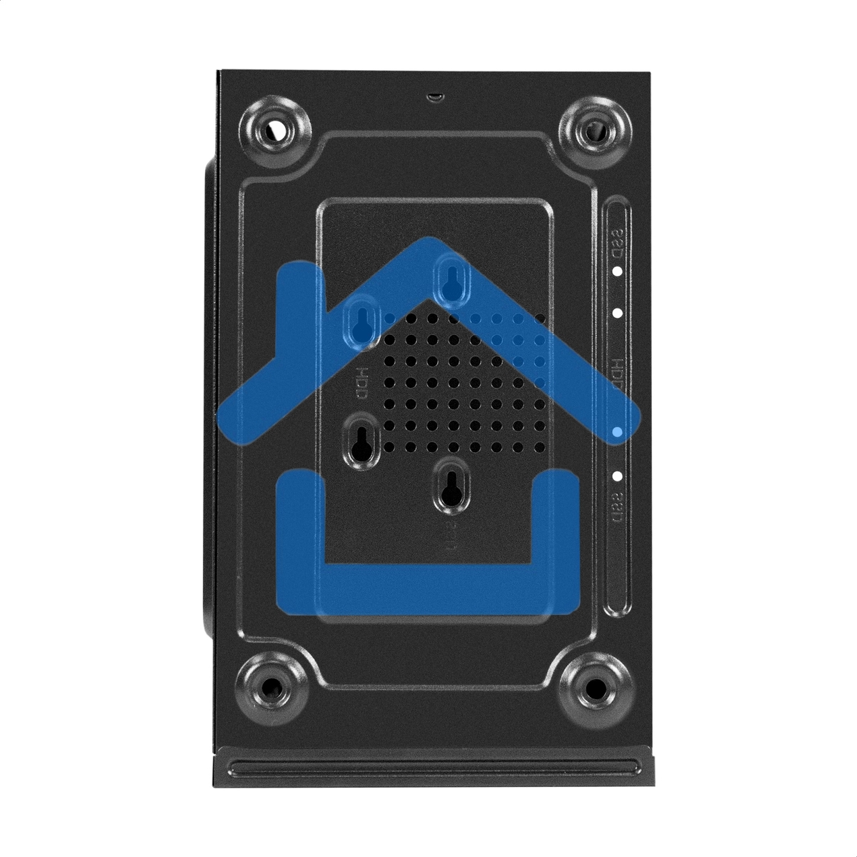 Компьютерный корпус Minitower ExeGate BAA-403U2-AA500 (mATX, БП AA500 с вент. 8см, 1*USB/2*USB 3.0, HD Audio, черный)