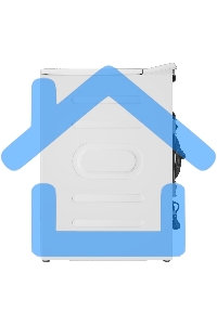 Стиральная машина Maunfeld MFWM127WH белый, загрузка вертикальная 6,5 кг, 1200 об/мин., класс: А+++