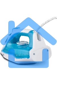 Утюг BQ SI1001 белый-синий