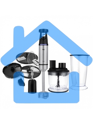 Блендер погружной BQ HB1231SS Black-Steel