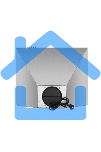 Вытяжка каминная HOMSair Delta 60 нержавеющая сталь, 60 см, 600 куб. м/ч, 47 дБ