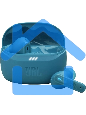 Гарнитура внутриканальные JBL Tune Beam бирюзовый беспроводные bluetooth в ушной раковине
