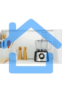 Кухонный комбайн Bosch MCM3501M 800 Вт, Скорости: 2, Блендер 1 л, Чаша 2.3 л, черный/серебристый