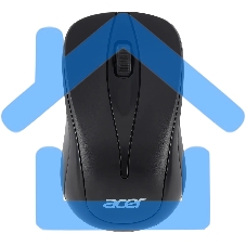 Мышь беспроводная Acer OMR131 черный, 1000 dpi, радиоканал, USB, кнопки - 3