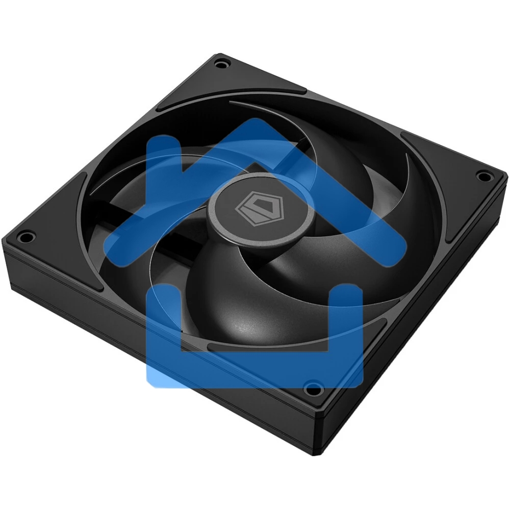 Вентилятор для корпуса ID-Cooling AS-120-K черный 120мм 2000rpm 27.2db 4-pin