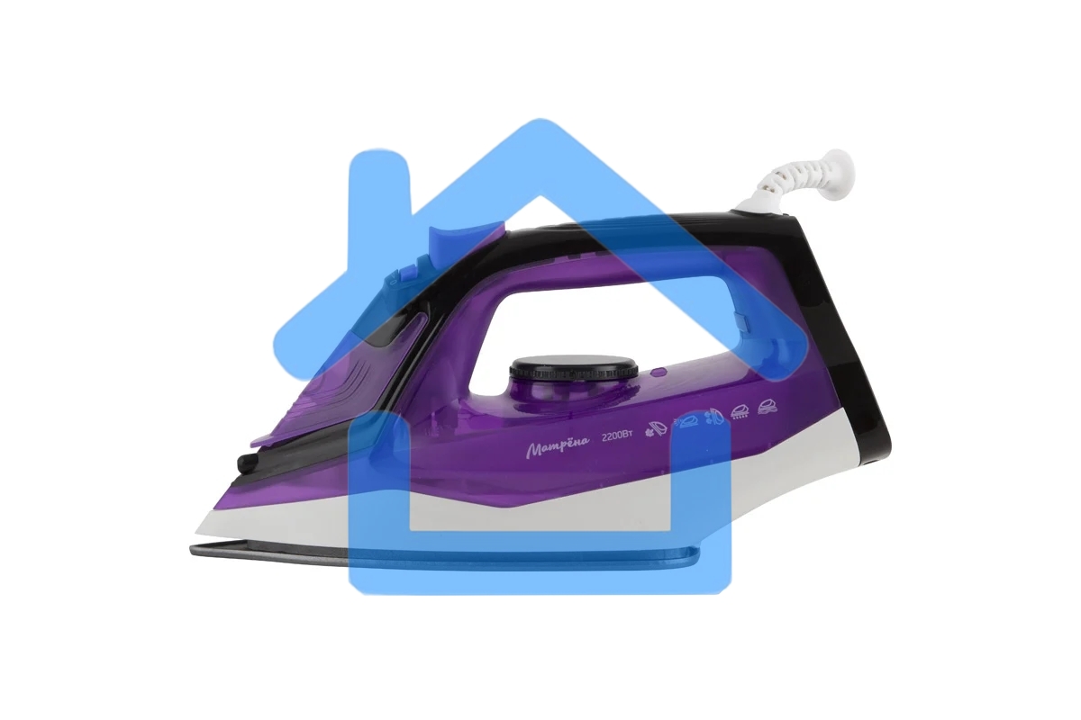 Утюг Матрена MA-045 фиолетовый (2200Вт, пар, спрей, пар.удар, самооч., тефлоновая подошва)
