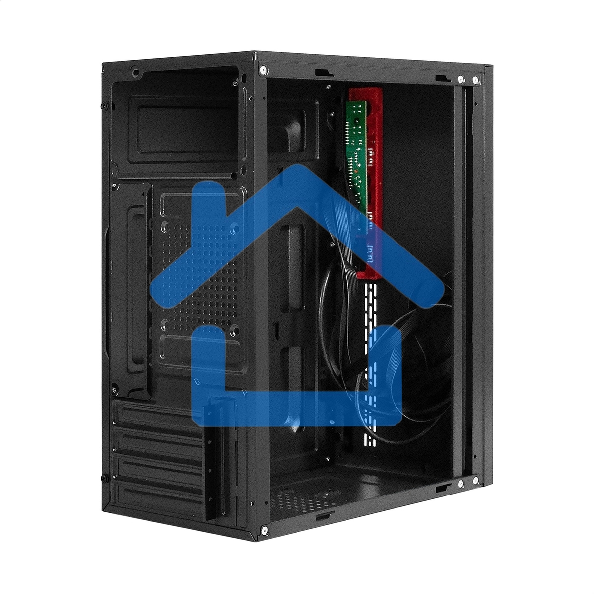 Компьютерный корпус Minitower ExeGate BAA-403U2-AA500 (mATX, БП AA500 с вент. 8см, 1*USB/2*USB 3.0, HD Audio, черный)