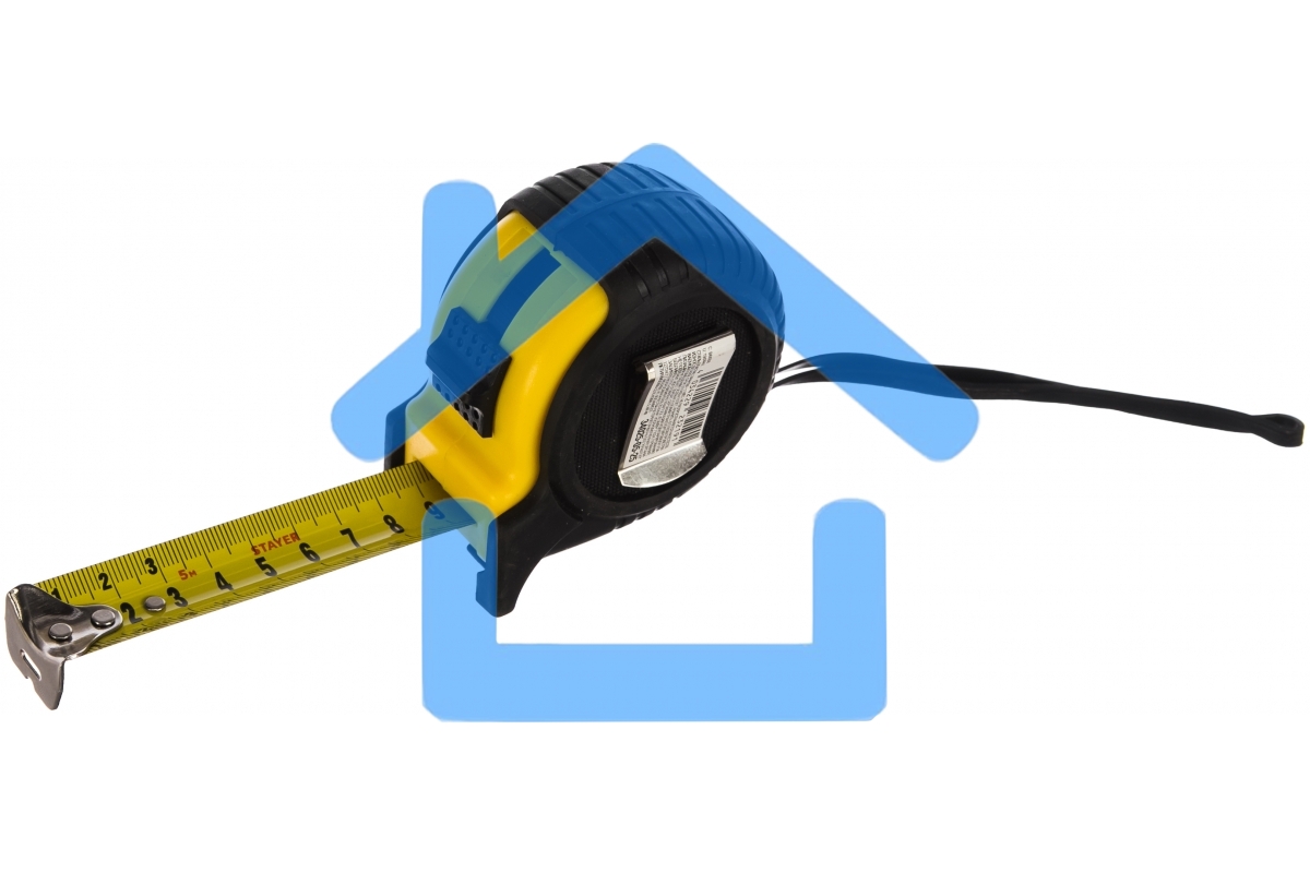 Рулетка Stayer MASTER 5м / 25мм в ударостойком обрезиненном корпусе 34025-05-25