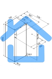 Холодильник Liebherr KELE 2834-26 001 серебристый однокамерный 229/21л морозилка сверху