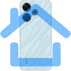 Смартфон Xiaomi Redmi 13, 6/128Gb, голубой