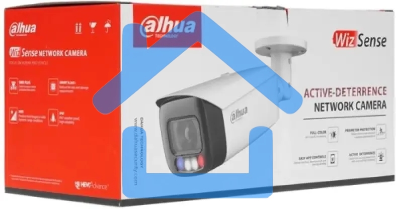 Камера видеонаблюдения IP Dahua DH-IPC-HFW3449T1P-AS-PV-0280B-S5 2.8-2.8мм цв. корп.:белый/черный (DH-IPC-HFW3449T1P-AS-PV-0280B)