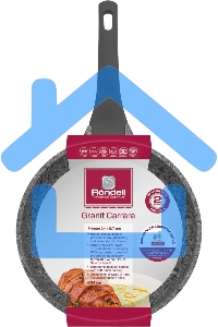 Сковорода Rondell Granit Carrara RDA-1844, 24см, без крышки, серый