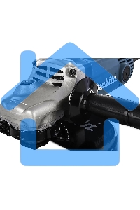 Углошлифовальная машина Makita GA9050 синий 2000Вт 6600об/мин рез.шпин.:M14 d=230мм