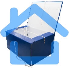 Папка архивная 4 завязки Silwerhof КБЗ-4-150P, бумвинил, корешок 150мм, разобранный A4, ассорти