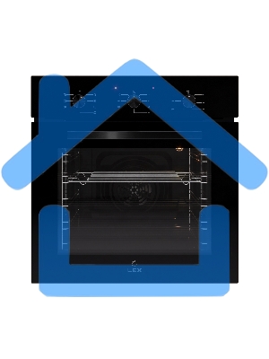 Духовой шкаф электрический LEX EDM 073 BBL черный