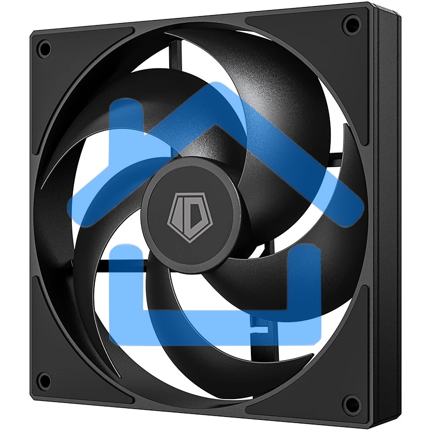 Вентилятор для корпуса ID-Cooling AS-120-K черный 120мм 2000rpm 27.2db 4-pin