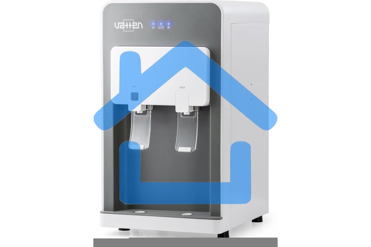 Кулер для воды Vatten LD54JK, настольный, компрессорный, серый/белый