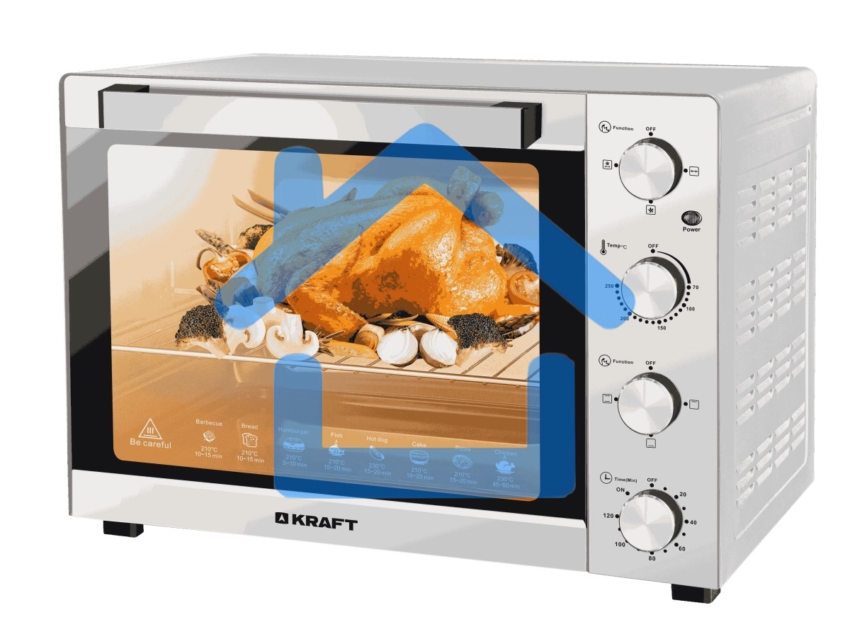 Мини-печь Kraft KFC-MO 6010 HRKW белый