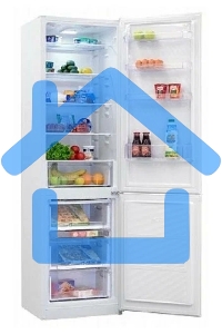 Холодильник Nordfrost NRB 154 W белый матовый двухкамерный 238/115 л морозилка снизу, капельная система