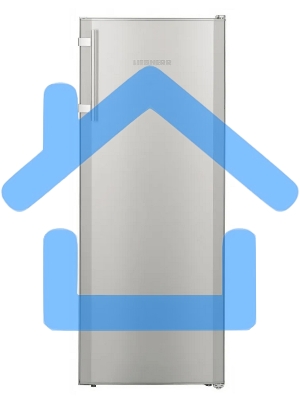 Холодильник Liebherr KELE 2834-26 001 серебристый однокамерный 229/21л морозилка сверху