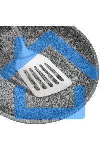 Сковорода Rondell Granit Carrara RDA-1844, 24см, без крышки, серый