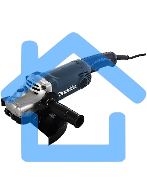 Углошлифовальная машина Makita GA9050 синий 2000Вт 6600об/мин рез.шпин.:M14 d=230мм