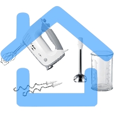 Миксер ручной Bosch MFQ36470 450 Вт, белый