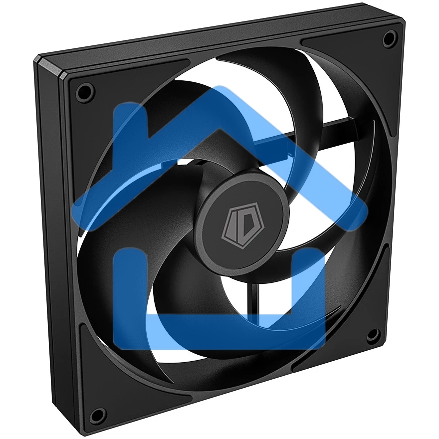 Вентилятор для корпуса ID-Cooling AS-120-K черный 120мм 2000rpm 27.2db 4-pin